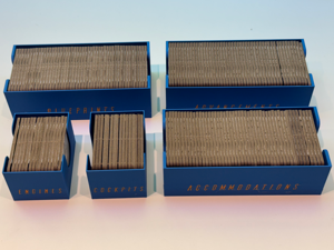 Galactic Cruise Fixed Game Deck Boxes for Tiles