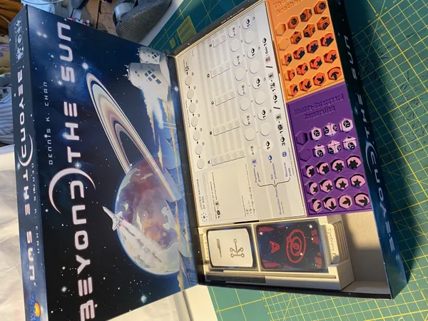 Beyond the Sun board game inserts