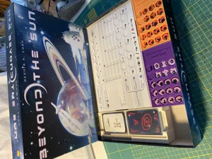 Beyond the Sun board game inserts