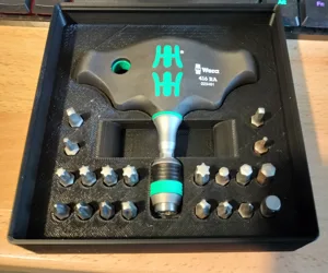 Wera 416 RA Stackable Gridfinity Tray