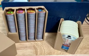 Ra Deluxe and Trader expansion - Acrylic tiles version 25th Century Games - insert organizer