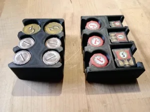 7 Wonders Conflicts and Coins Tray Holders