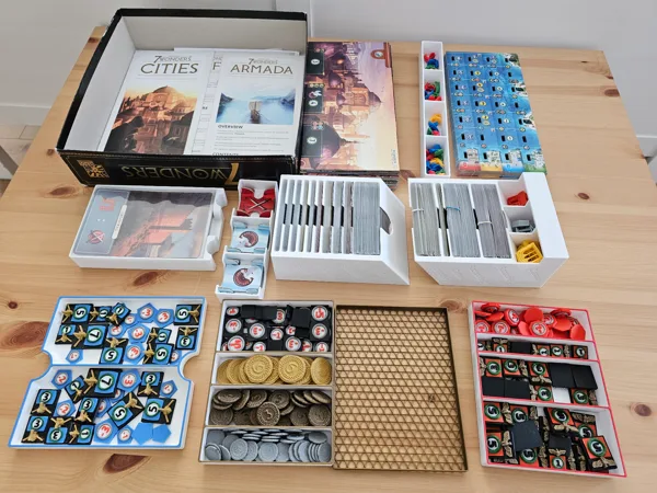7 Wonders 2nd Edition Insert for all expansions