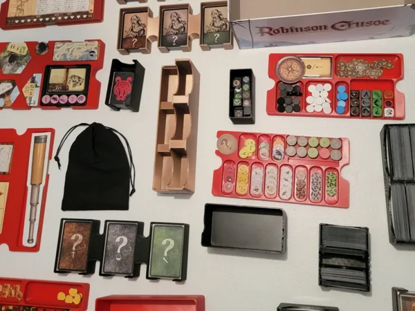 Robinson Crusoe Gamefound Collectors Edt Organizer
