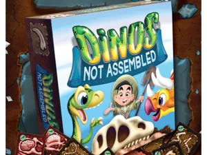 Dino Meeples from Dinos Not Assembled Game