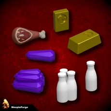 Universal Resources - Wyrmspan Set (ideal for Wyrmspan Board Game)