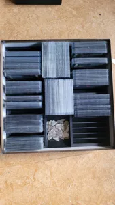 Dominion boardgame insert/organiser-sleeved cards