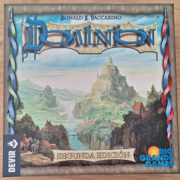 Dominion Base Game Juego Base Box Insert Sleeved Cards