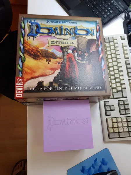 Dominion card game box for base and Intrigue