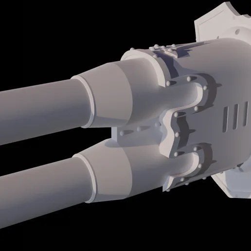 Tall Dominion Crusader Rapid Battle Cannon Upgrade