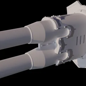Tall Dominion Crusader Rapid Battle Cannon Upgrade