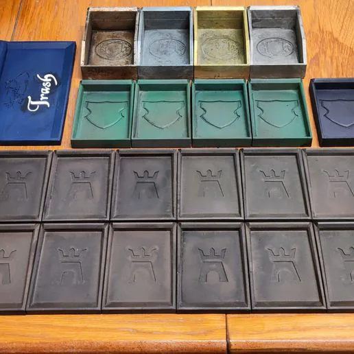 Modular Card Deck Trays (Dominion)