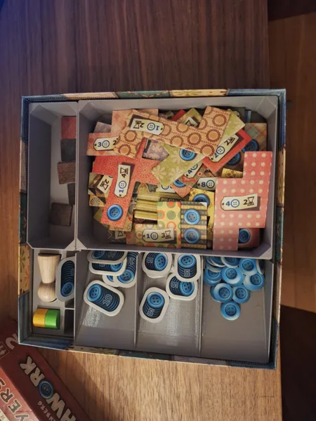 Patchwork boardgame - box insert