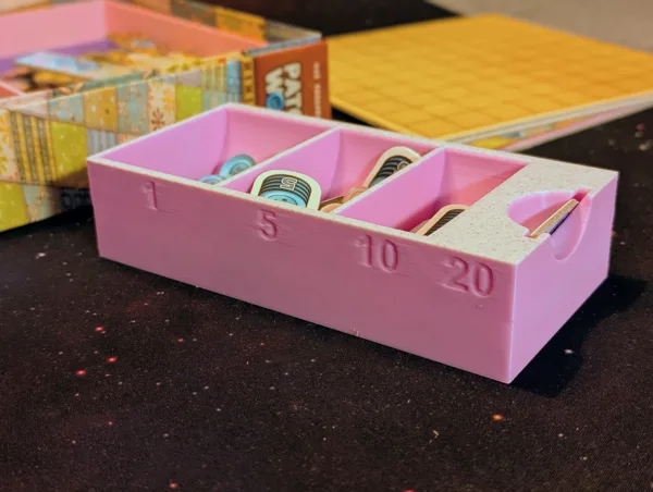 Patchwork Insert Button Tray w 20 button