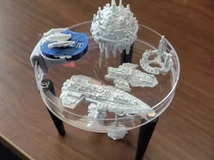 Collapsible Twilight Imperium 4 Fleet Stands