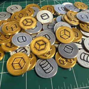 Twilight Imperium 4 Trade Good & Commodity Tokens