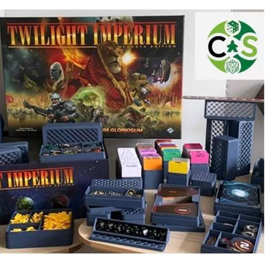*No Lid Lift* Twilight Imperium IV & POK & TE Insert for main box