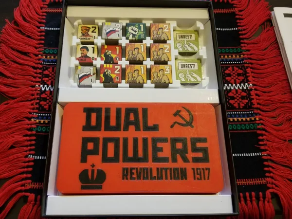 Dual Powers: Revolution 1917 Board Game Insert