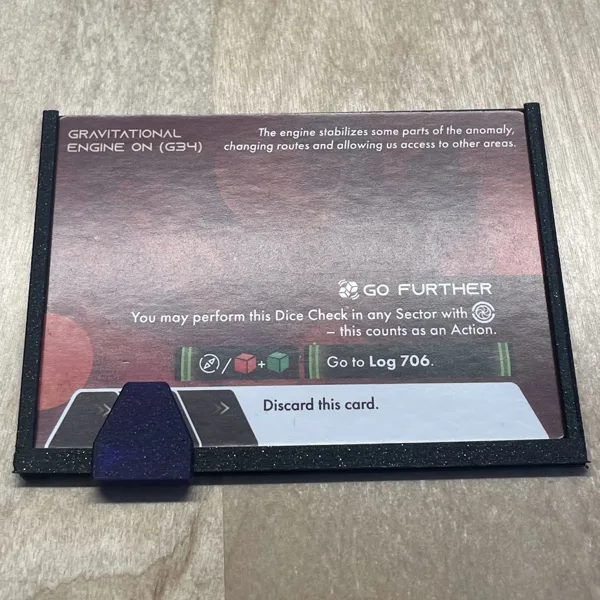 ISS Vanguard - Card Sleeve Time Tracker