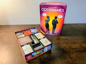 Codenames Game Divider for Organized Storage