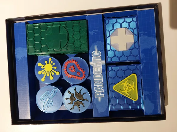 Pandemic theme Board Game Organizer