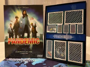 Organizer for Pandemic Board Game