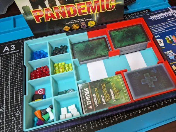 Pandemic original insert for sleeved cards