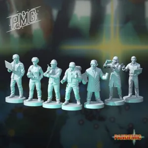 Pandemic Board Game Character Bundle + Storage Tray