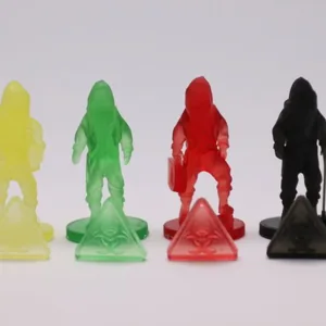 4 different hazmat pandemic miniatures 3D print small print 3D print model