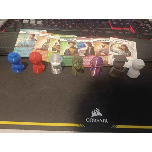 Characters for Pandemic board game