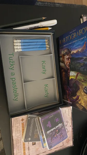 EN: Insert into the game Cartographers - board game CZE: Insert do hry Kartografové - desková hra
