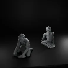 Stone Age Hunter - Primal Human Miniature