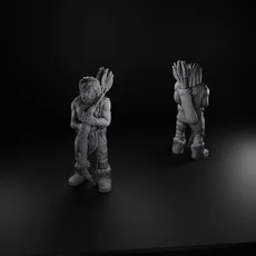 Stone Age Archer - Primal Human Miniature