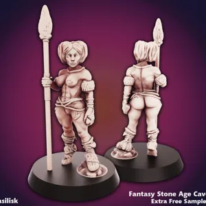 Fantasy Stone Age Cavewomen - Extra & Free Sample