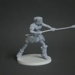 Stone Age Tribe 6 - 75 mm miniature