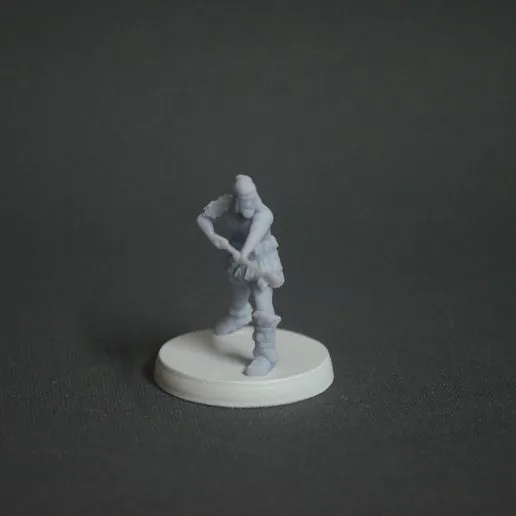 Stone Age Tribe 6 - 32 mm miniature