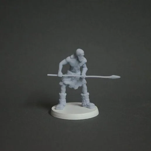 Stone Age Tribe 1 - 52 mm miniature