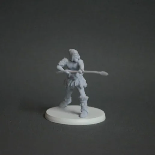 Stone Age Tribe 6 - 52 mm miniature