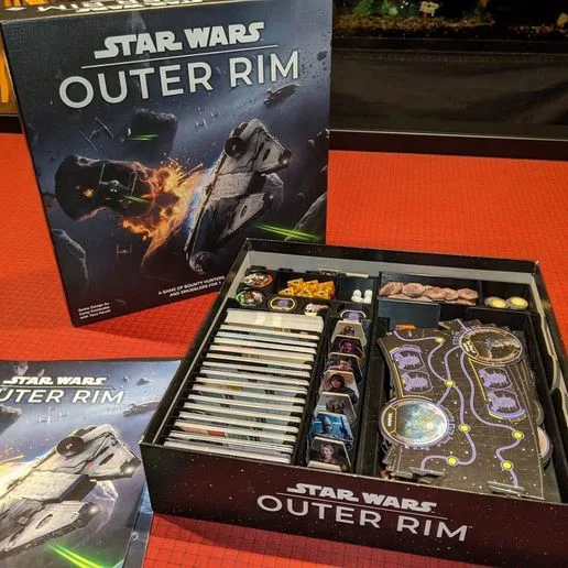 Star Wars Outer Rim Board Game Box Insert Organizer