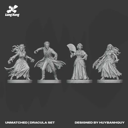 COMBO FULL SET DRACULA - UNMATCHED MINIATURE