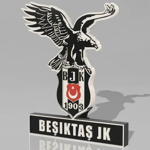 Besiktas Istanbul - LOGO / SIGN WITH HOLDERS