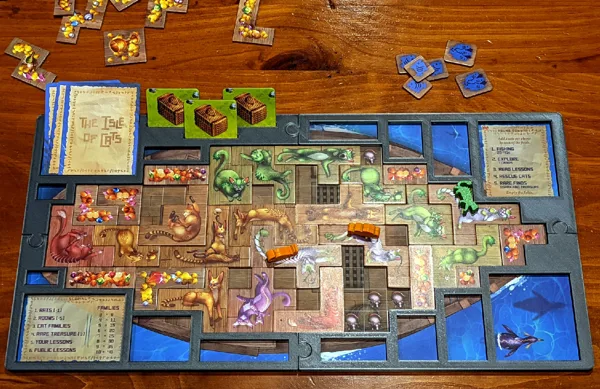 The Isle of Cats Board Game Boat Frame to contain your cats