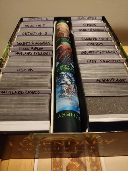 Legendary Encounters: An Alien Deck Building Game Insert