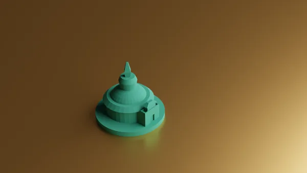 Avatar themed CATAN tokens: Earth Kingdom House