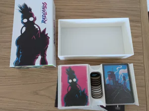 Radlands box with insert for sleeved cards
