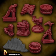 Player Tokens for use with Dune Imperium Board Game