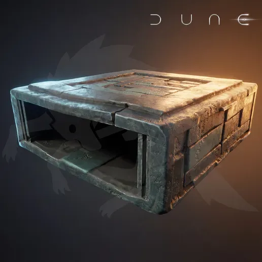 Dune movie 2021 2024 Box of Pain 3D model for cosplay