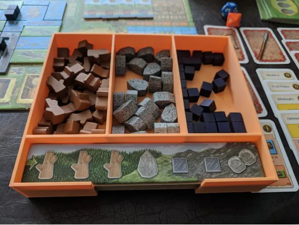 Bits and Mountain Tile Holder for A Feast For Odin
