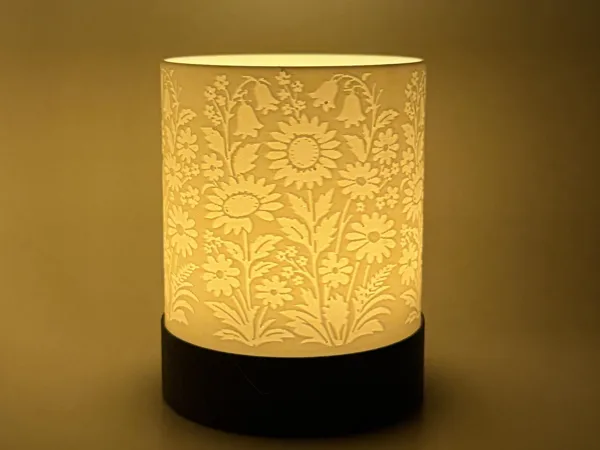 Meadow Glow - Floral Tealight Holder (Fast Print)