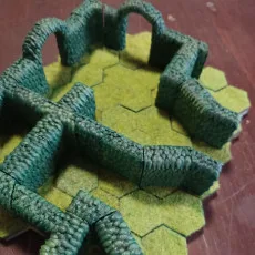 WDhex Meadow Tiles - hedge for maze or labyrinth